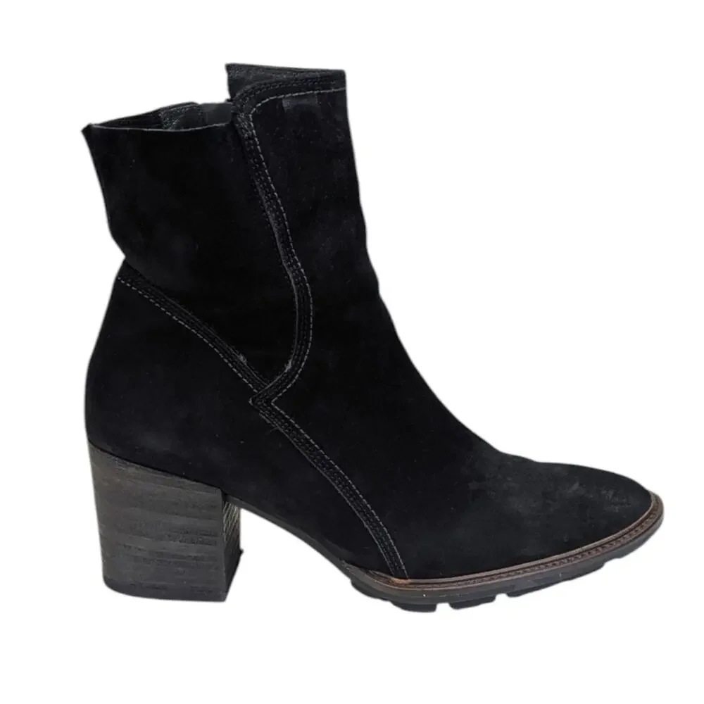 Paul Green Diedra Booties GUC $450 Size UK 6.5 US 9    S3712